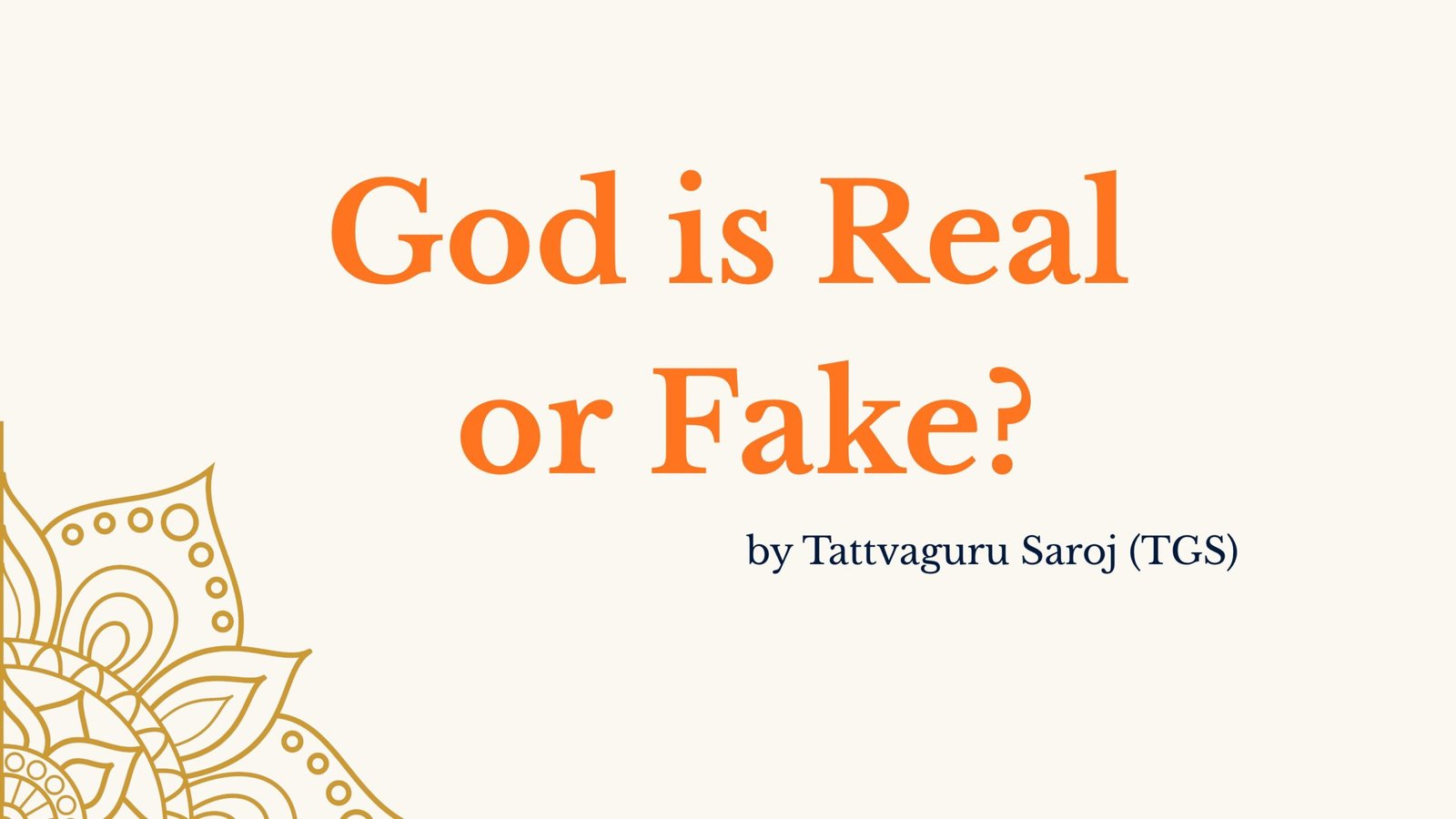 Ishvar Pranidhana godrealorfakes